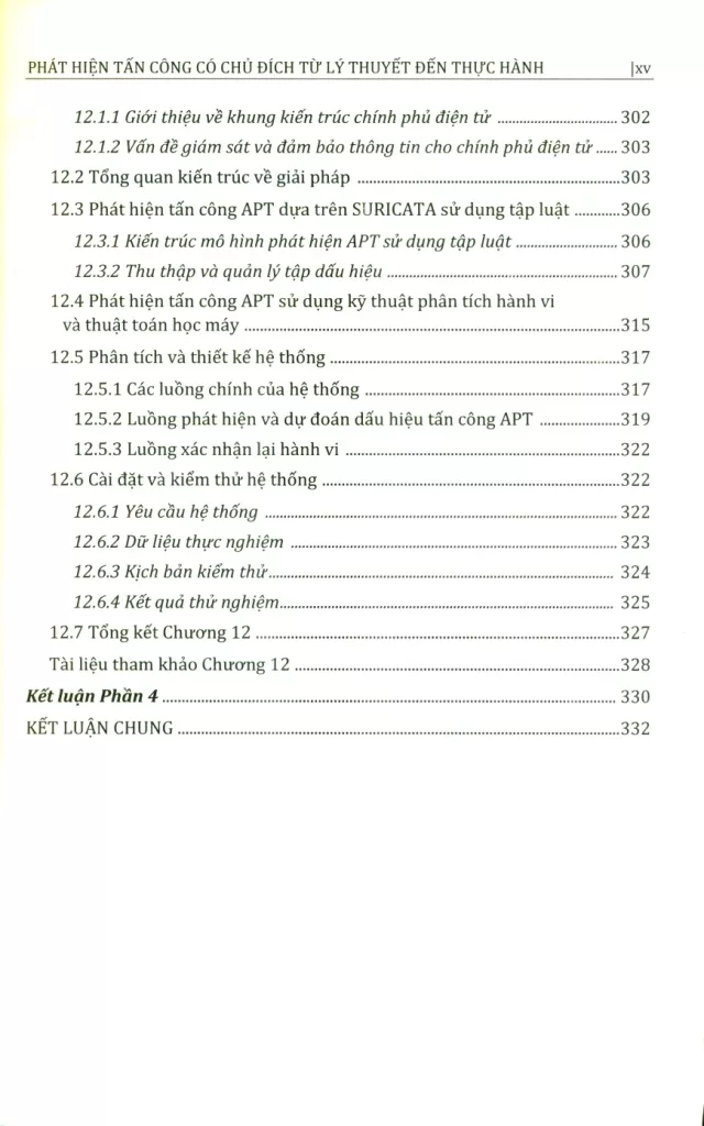 PHÁT HIỆN TẤN CÔNG CÓ CHỦ ĐỊCH - TỪ LÝ THUYẾT ĐẾN THỰC HÀNH (Sách chuyên khảo)